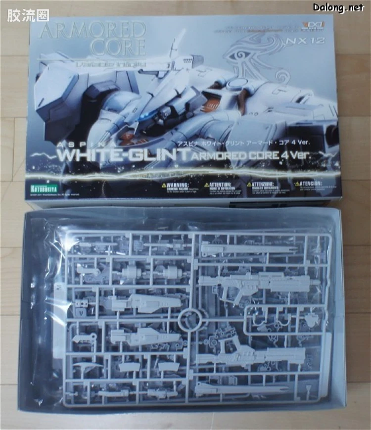 寿屋装甲核心 NEXT版 NX12 ASPINA WHITE-GLINT ARMORED CORE 4 Ver - 图片